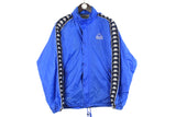 Vintage Kappa Jacket Medium blue windbreaker 90s retro classic full sleeve logo