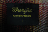 Vintage Wrangler Shirt Full Zip Large