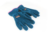Vintage Mammut Fleece Gloves green winter ski 90's style