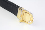Vintage Yves Saint Laurent Double Sided Leather Belt
