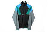 Vintage Puma Track Jacket Large big logo 90's 1/4 zip windbreaker sweatshirt