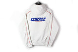 Vintage Nike Cortez Hoodie Small white big logo 90s retro style running jumper