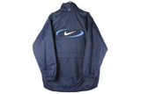 Vintage Nike Jacket Large big logo 90s retro swoosh sport style windbreaker