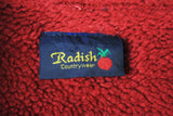 Vintage Radish Fleece Full Zip Medium