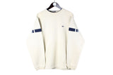 Vintage Quiksilver Sweatshirt Small / Medium beige 90s retro crewneck sport small logo jumper