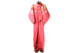 Vintage Skiss Ski Suit Women's F40 red coveralls 90s retro jumpsuit sport style suit