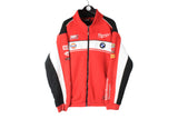 BMW Motorrad Milwaukee Fleece Full Zip XXLarge red 00s motor sport fan sweater