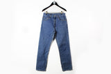 Vintage Levis 505 Jeans W 32 L 32 blue made in USA classic 90s Retro style denim pants