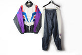 Vintage Adidas Tracksuit Large multicolor 90s sport rare retro logo