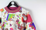 Vintage Ski Circus Fleece Sweatshirt Medium