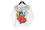 Vintage Betty Boop 1987 Sweatshirt Women's Small white retro style 80s crewneck merch cartoon