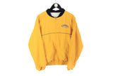Vintage Camel Racing Jacket Small France Graffiti brand yellow 90's retro style rare Service race 80s cigarettes big logo windbreaker full zip