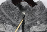 Vintage Wolf Fleece Full Zip Women's Large