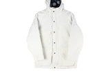Vintage Woolrich Jacket Women's Small made in USA white hooded 90s retro sport classic streetwear jacket