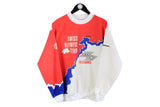 Carlo Maggio Design Swiss Olympic Team Lillehammer vintage sweatshirt 90's Atlanta Olympic Games 1996 USA crewneck
