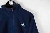 Vintage Adidas Fleece 1/4 Zip Large