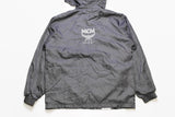 vintage MCM OTC authentic big logo gray Jacket long sleeve retro style Size L 90s 80s luxury outfit full zip coat classic Germany wear hype