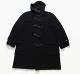 vintage BURBERRYS' London Wool Duffle Coat men's Jacket classic blue authentic button outfit 90s 80s rare retro Size S wear casual luxury