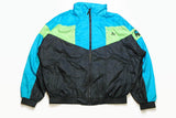 vintage PUMA men's track jacket SIZE M/L authentic black blue rare retro rave hipster 90s 80s unisex bomber tracksuit streetwear clothing