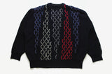 vintage CARLO COLUCCI authentic sweater knit wear knitted Size 56 rare retro men's clothing hipster 90s 80s acid jumper cardigan sweatshirt