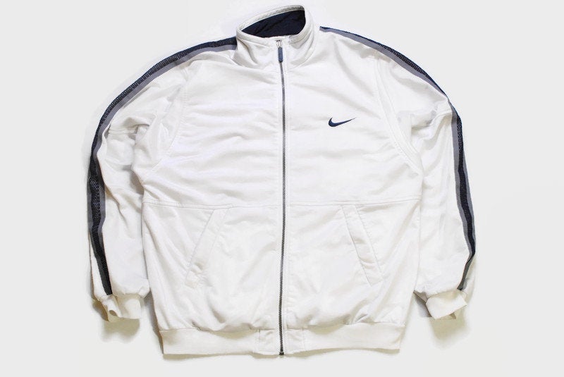Giacca Acetata Giacca Tuta Vintage Fila Vintage Nike Track Jacket