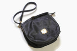 vintage MCM crossbody authentic Black monogram women's Bag made in West Germany handbag rare retro nelon classic gold metal logo 90's 80's