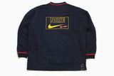 vintage NIKE Service big logo sweatshirt Size M made in USA authentic 90s 80s rave sweater hipster hip hop retro oversized swoosh streetwear