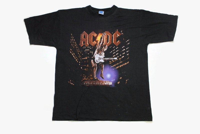 Vintage AC/DC 2000 Stiff Upper Lip T-Shirt Large – dla dushy