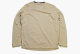 vintage YVES SAINT LAURENT men's authenitc beige sweatshirt 90's 80's retro hipster long sleeve t-shirt style streetwear rare casual jumper