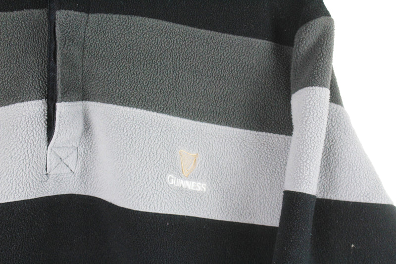 Vintage Guinness Fleece Rugby Shirt XLarge