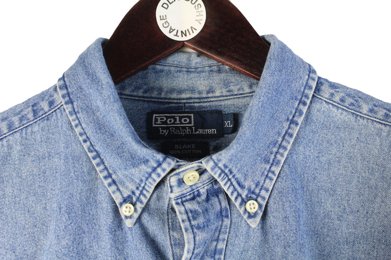 Vintage Polo by Ralph Lauren Denim Shirt XLarge