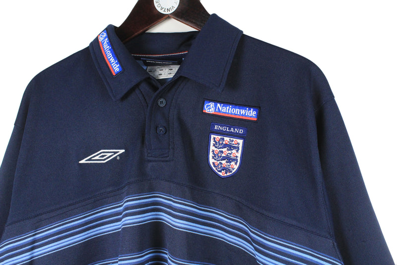 Vintage England Team Umbro Jersey T-Shirt XLarge