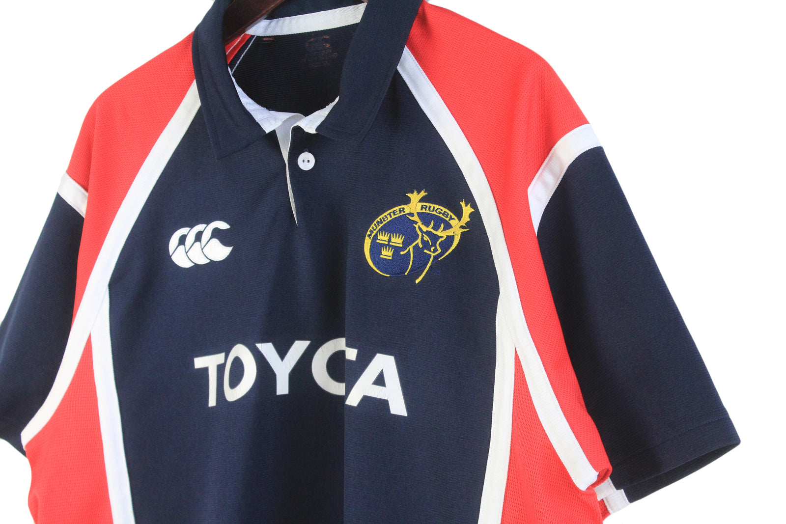 Maillot Rugby Vintage Clermont Auvergne 2006/07 – Canterbury – Jaune – Taille M – Occasion