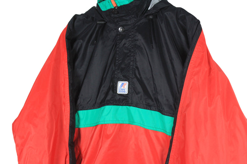 Vintage K-Way Bike Anorak Jacket Women's Small
