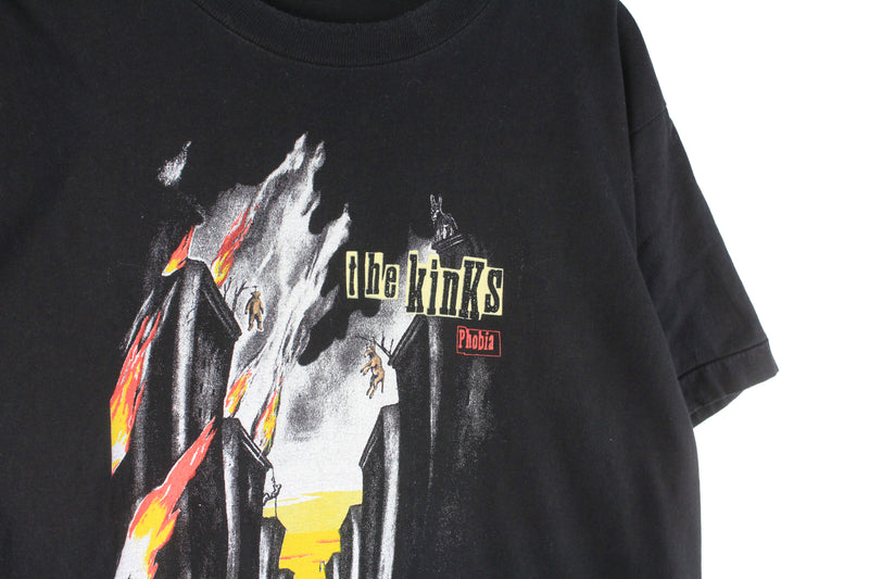 Vintage The Kinks 1993 Phobia Tour T-Shirt XLarge