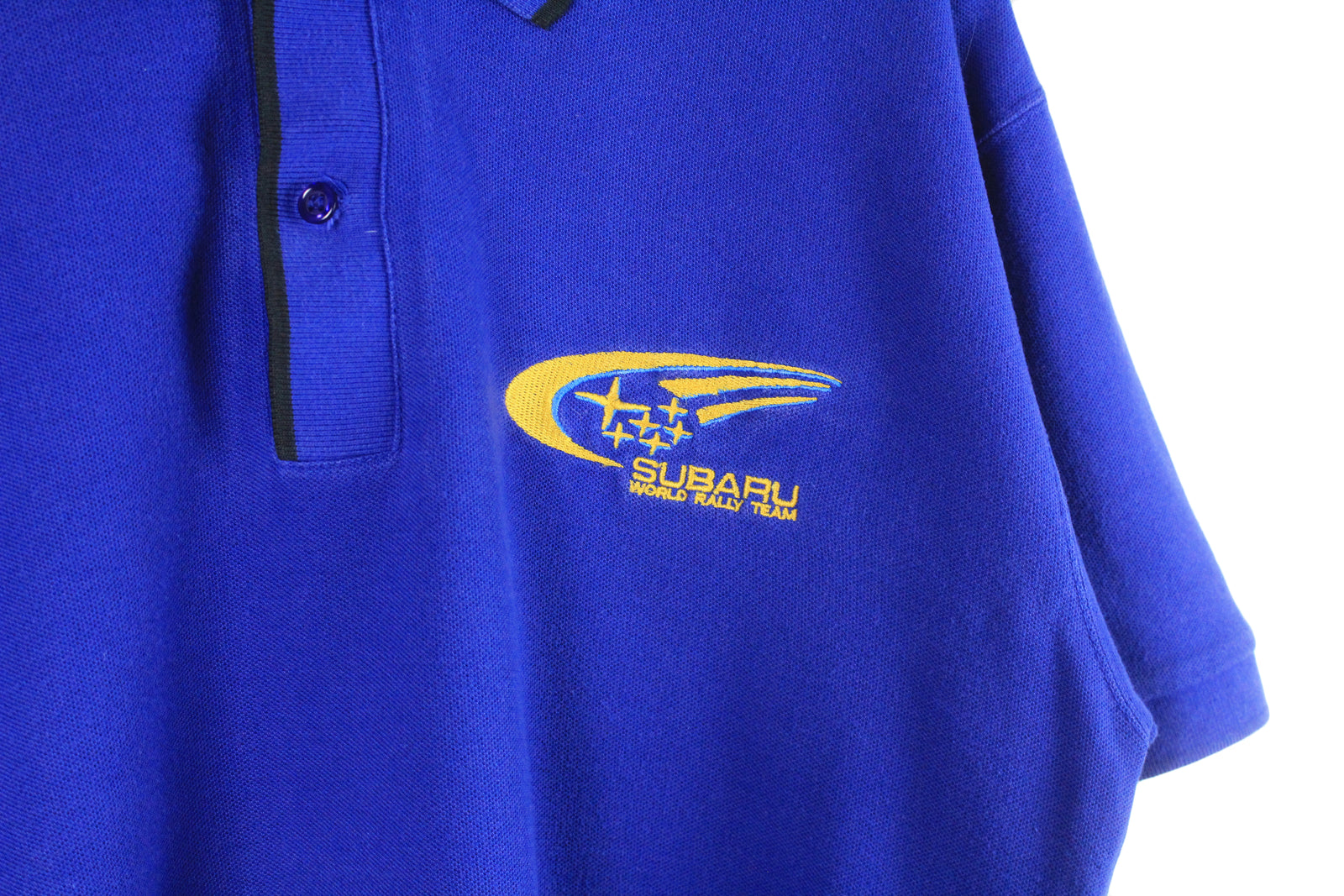 Vintage Subaru Rally Team Polo T-Shirt XLarge – dla dushy