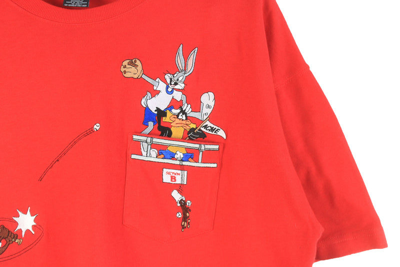 Vintage Warner Bros Looney Tunes T-Shirt Medium Oversized