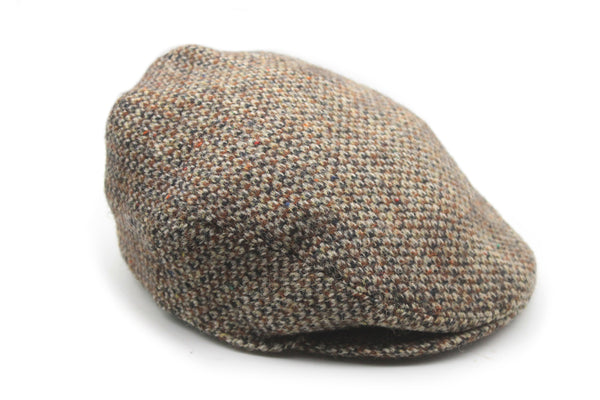 Vintage Harris Tweed Newsboy Cap