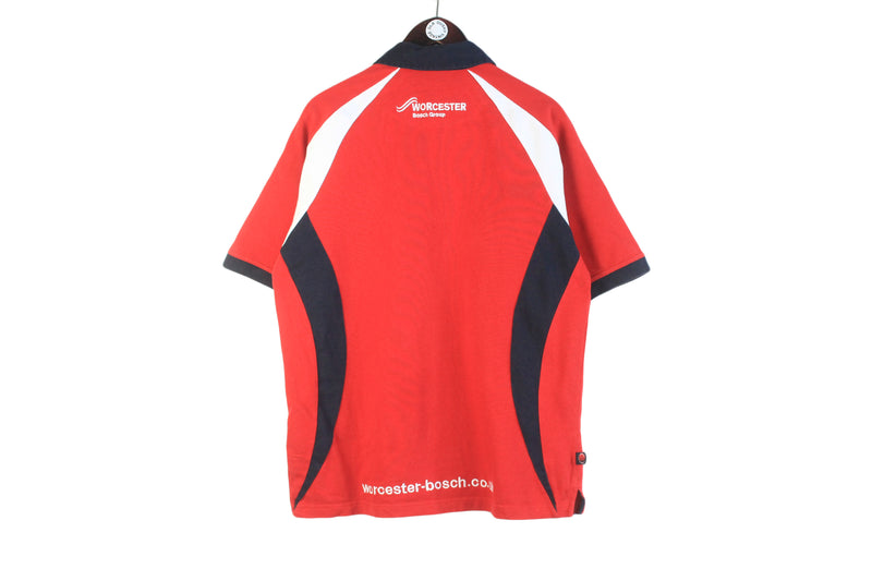 Vintage Worcester Warriors 2009/10 Cotton Traders Rugby T-Shirt Large