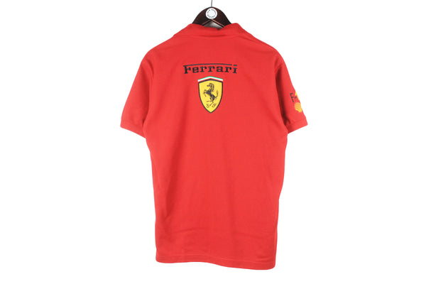 Vintage Ferrari Polo T-Shirt Large