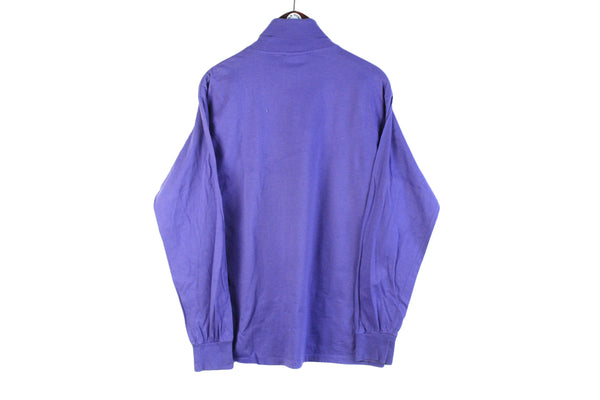 Vintage Lacoste Turtleneck Sweatshirt Small