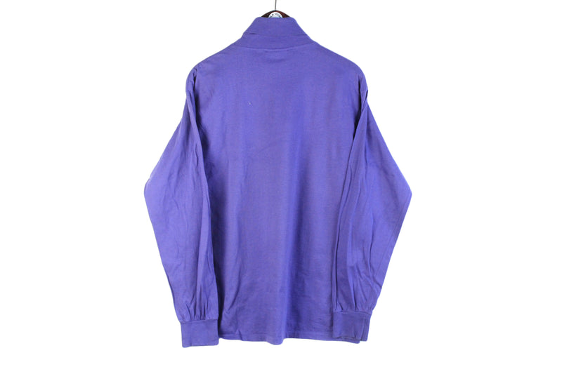 Vintage Lacoste Turtleneck Sweatshirt Small