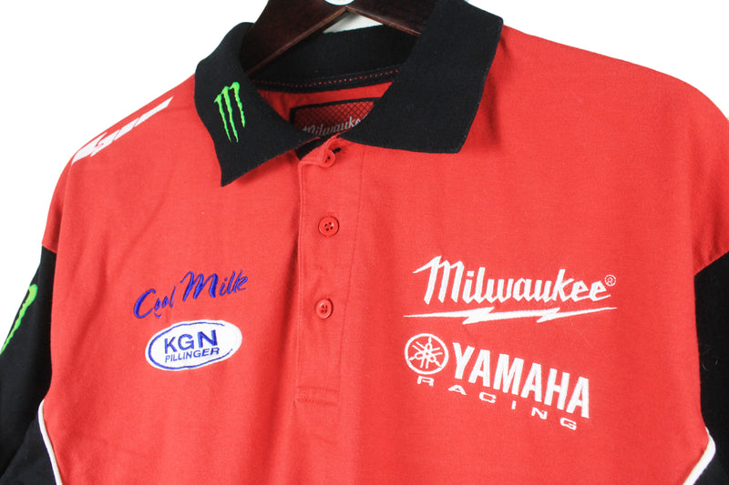 Vintage Yamaha Racing Team Polo T-Shirt XLarge