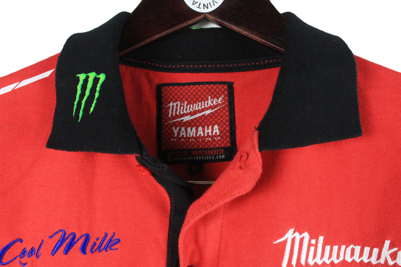 Vintage Yamaha Racing Team Polo T-Shirt XLarge