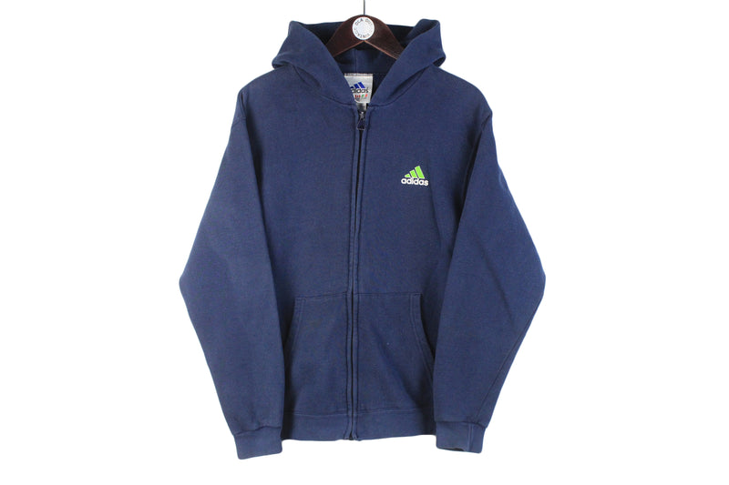 Vintage Adidas Hoodie Full Zip Women's Large