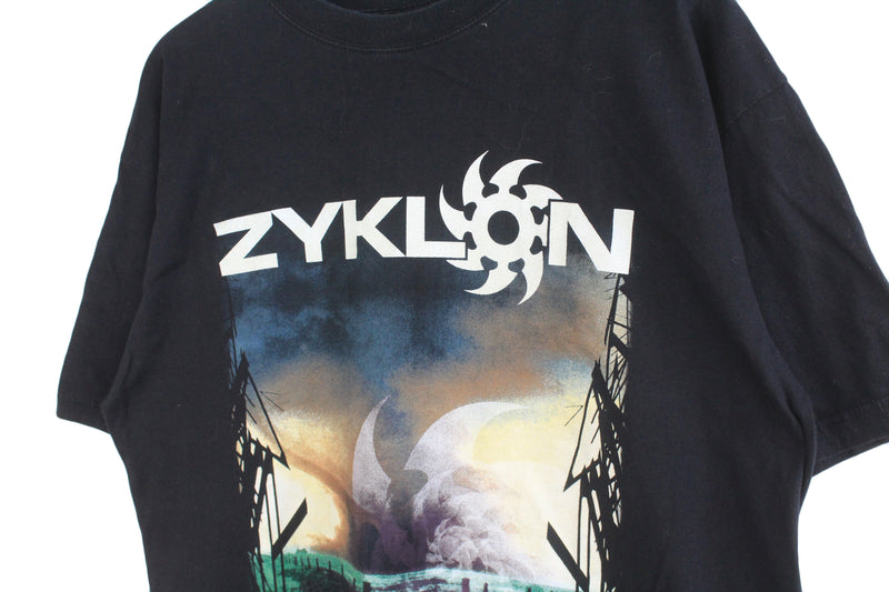 Vintage Zyklon Aeon 2003 T-Shirt Large