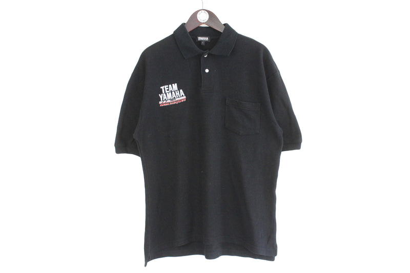 Vintage Yamaha Racing Team Polo T-Shirt Large