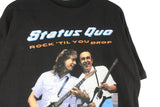 Vintage Status Quo 1991 "Rock 'Til You Drop" T-Shirt Large
