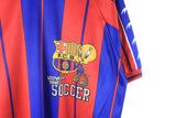 Vintage Warner Bros 1998 Barcelona FC Jersey T-Shirt XLarge