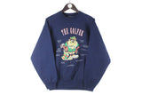 Vintage Looney Tunes Sweatshirt Small / Medium cartoon Taz The Golfer crewneck 90s jumper Warner Bros 